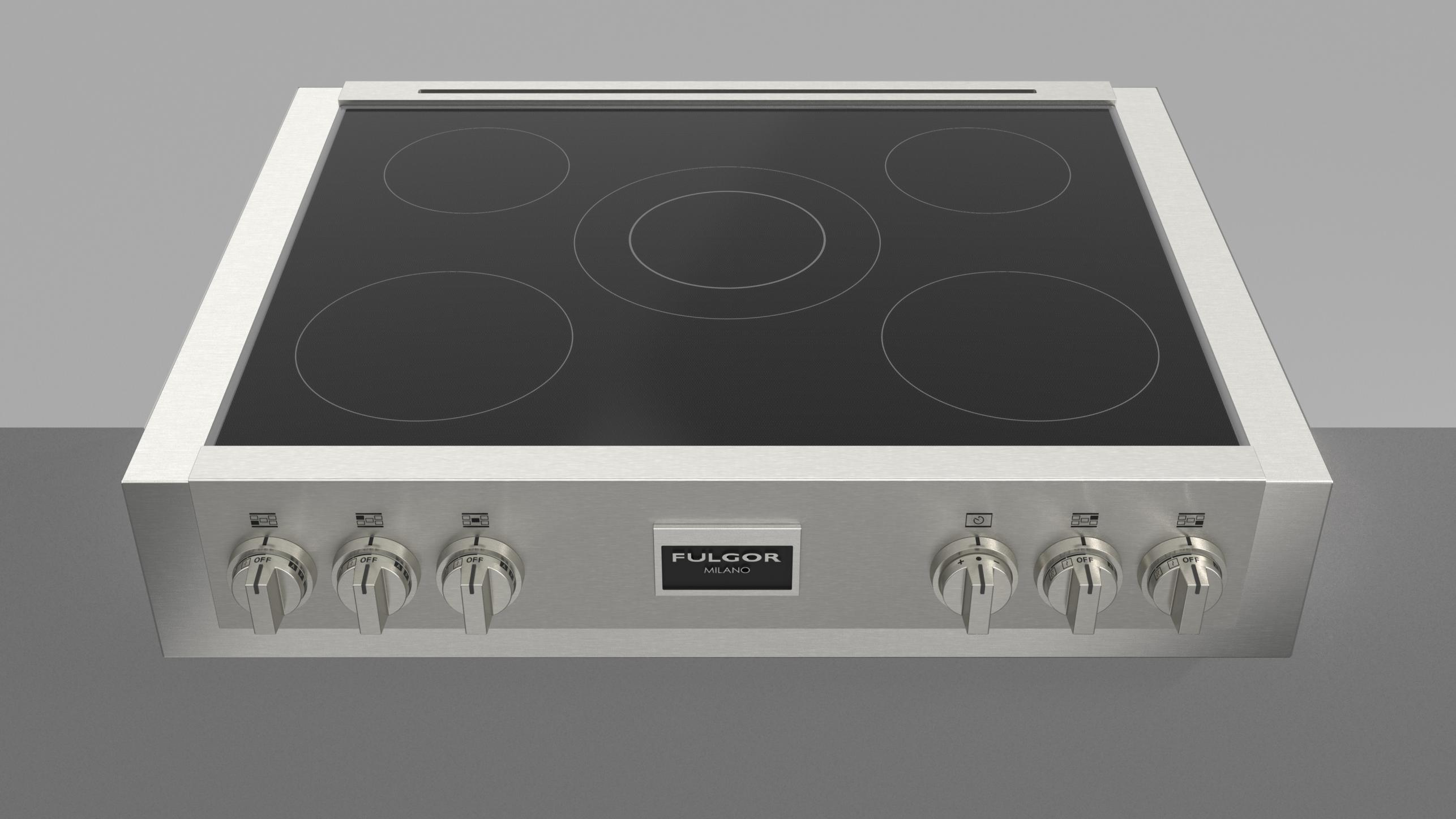 induction range top